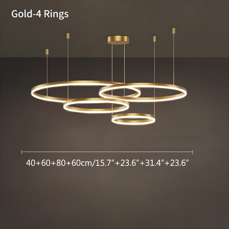 Gelaagde Ringvorm Hanglamp – Modern ontwerp – Geschikt voor diverse interieurstijlen