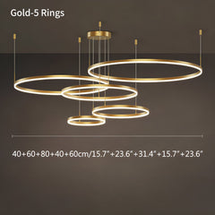 Gelaagde Ringvorm Hanglamp – Modern ontwerp – Geschikt voor diverse interieurstijlen