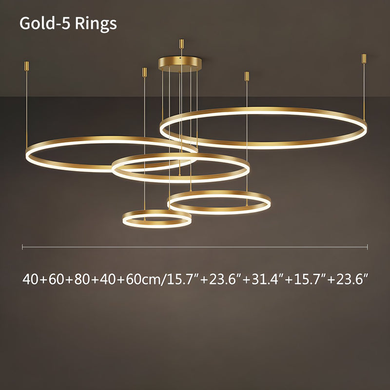 Gelaagde Ringvorm Hanglamp – Modern ontwerp – Geschikt voor diverse interieurstijlen
