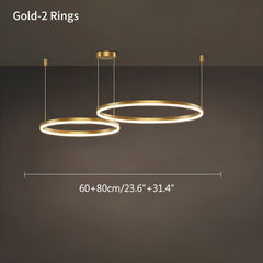 Gelaagde Ringvorm Hanglamp – Modern ontwerp – Geschikt voor diverse interieurstijlen