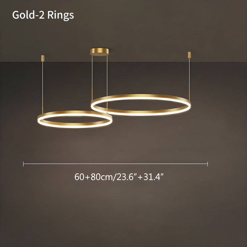 Gelaagde Ringvorm Hanglamp – Modern ontwerp – Geschikt voor diverse interieurstijlen
