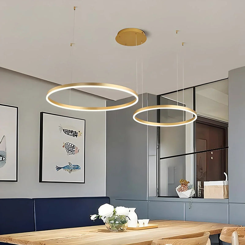 Gelaagde Ringvorm Hanglamp – Modern ontwerp – Geschikt voor diverse interieurstijlen