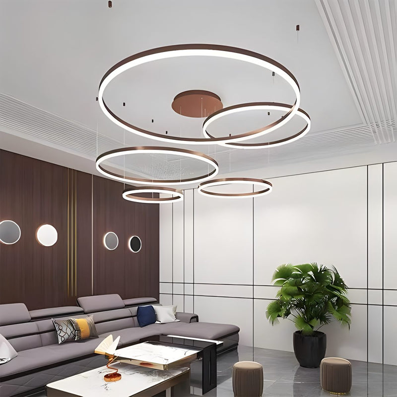 Gelaagde Ringvorm Hanglamp – Modern ontwerp – Geschikt voor diverse interieurstijlen