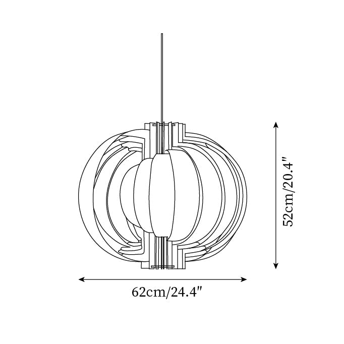 Hanglamp – Modern design met sfeervolle verlichting – Geschikt voor diverse interieurstijlen