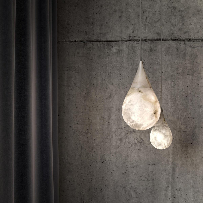 Hanglamp – Marmer design – Geschikt voor diverse interieurstijlen | E27 fitting