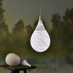 Hanglamp – Marmer design – Geschikt voor diverse interieurstijlen | E27 fitting