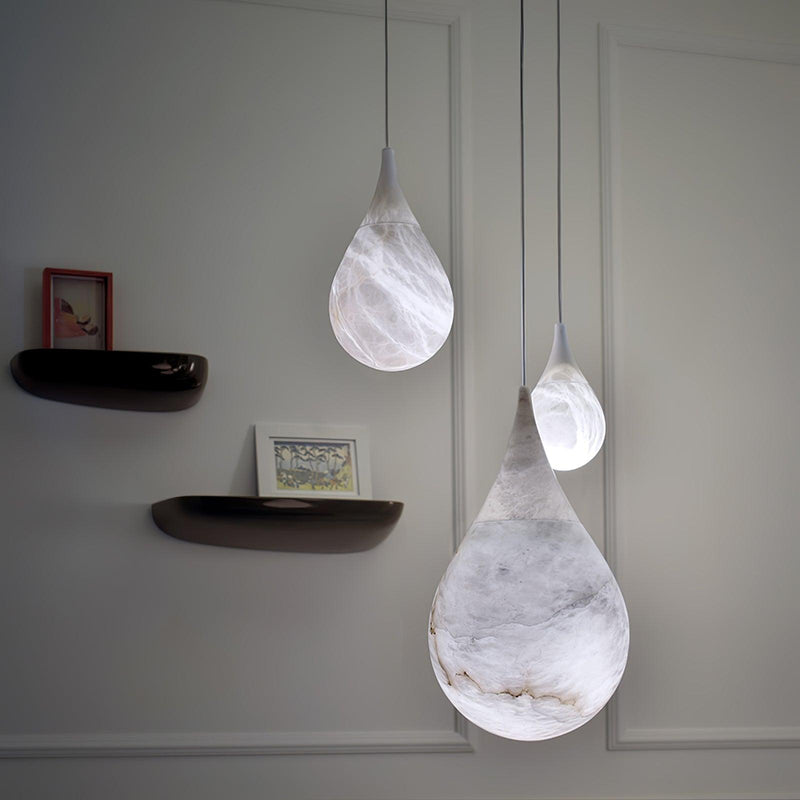 Hanglamp – Marmer design – Geschikt voor diverse interieurstijlen | E27 fitting