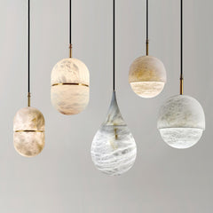 Hanglamp – Marmer design – Geschikt voor diverse interieurstijlen | E27 fitting