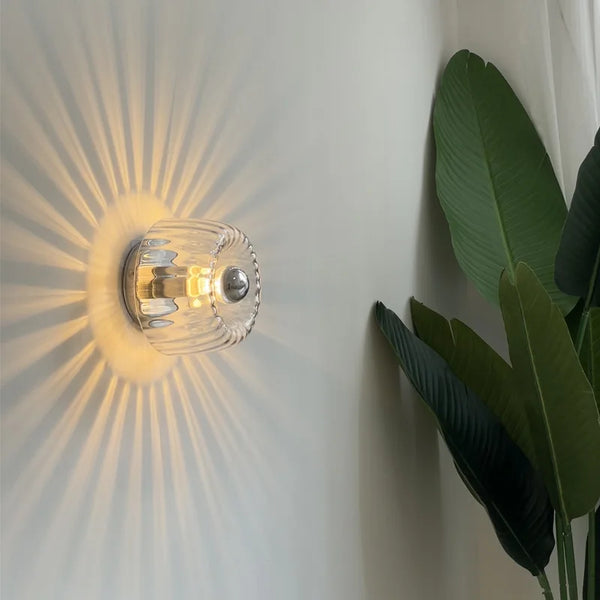 Wandlamp – Hedendaags design – Scandinavisch glas en metaal