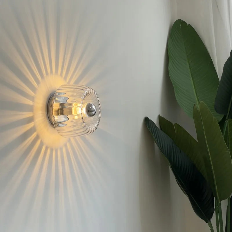 Wandlamp – Hedendaags design – Scandinavisch glas en metaal