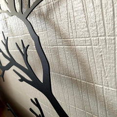 Metalen wanddecoratie – Vogels op tak – Duurzaam en decoratief ontwerp