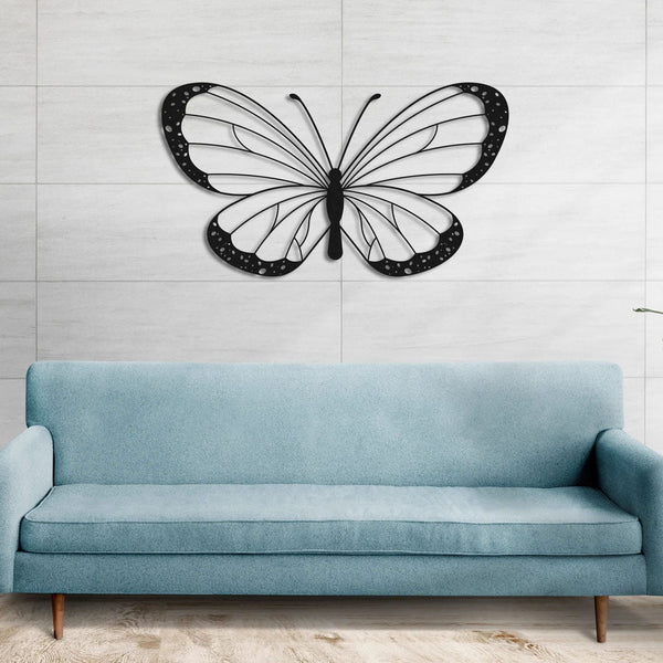 Metalen wanddecoratie | Vlinder Ontwerp | Duurzaam Materiaal