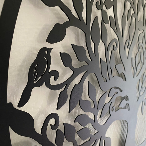 Metalen wanddecoratie | Levensboom Ontwerp | Duurzaam Materiaal