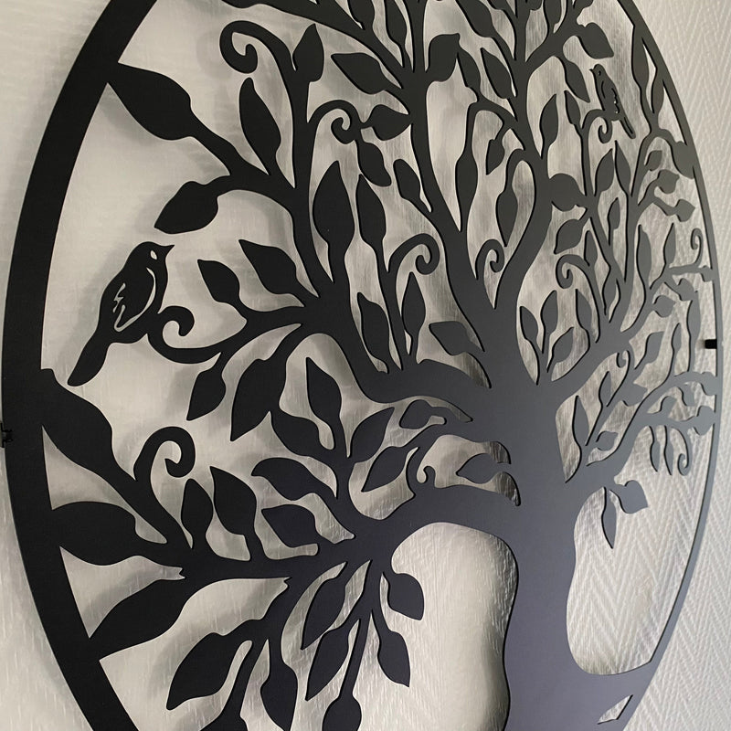 Metalen wanddecoratie | Levensboom Ontwerp | Duurzaam Materiaal
