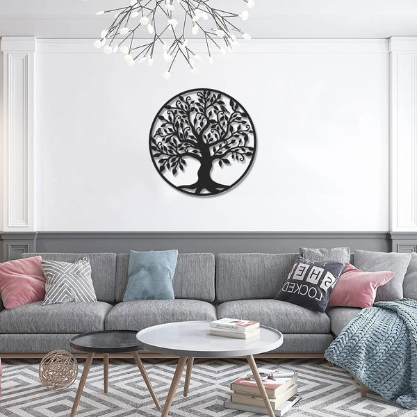 Metalen wanddecoratie | Levensboom Ontwerp | Duurzaam Materiaal