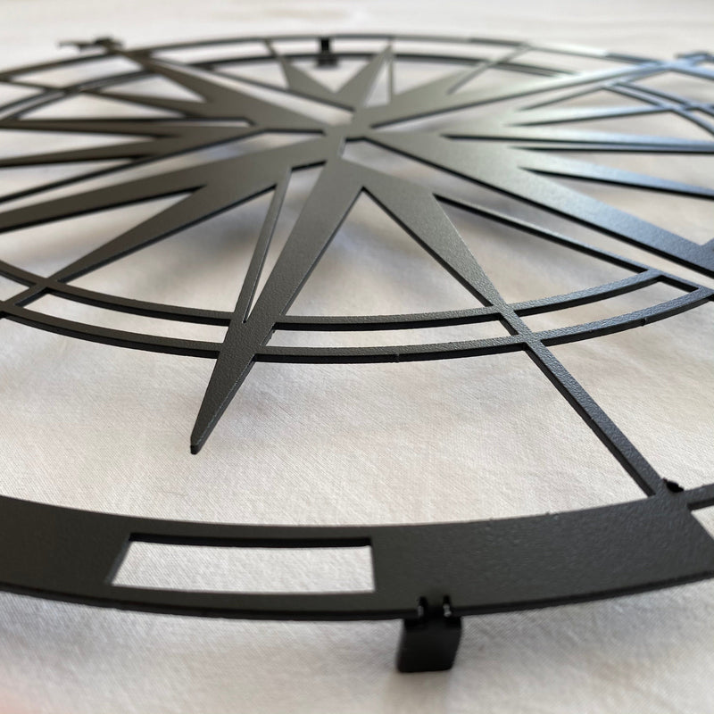 Metalen wanddecoratie | Kompas Design | Duurzaam Materiaal