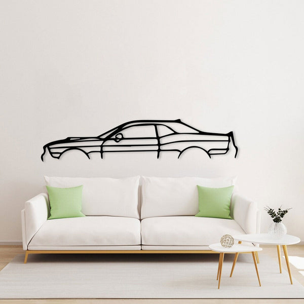 Metalen wanddecoratie – Vintage Auto Design – Duurzaam Materiaal, Unieke Wandversiering