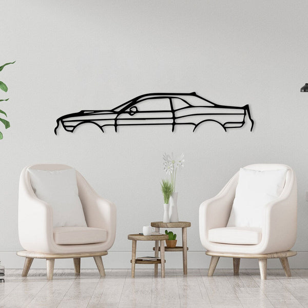 Metalen wanddecoratie – Vintage Auto Design – Duurzaam Materiaal, Unieke Wandversiering