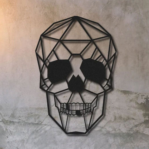Metalen wanddecoratie | Schedel Ontwerp | Duurzaam Materiaal