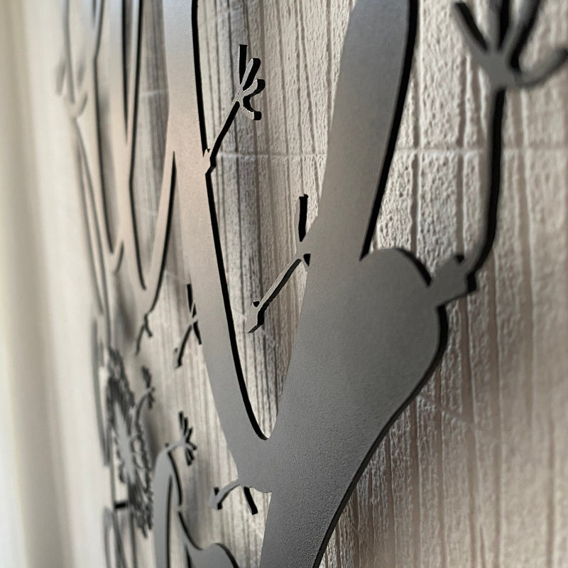 Metalen wanddecoratie – Unieke design voor interieur – Duurzaam en stijlvol materiaal