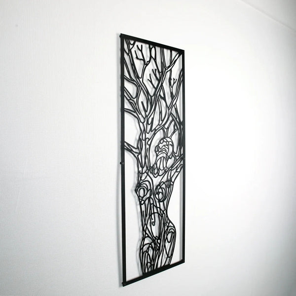 Metalen wanddecoratie | Boomvrouw Design | Duurzaam Materiaal