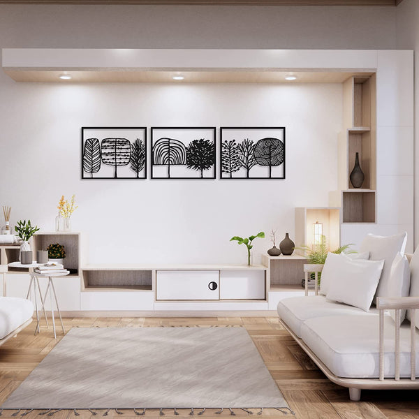 Metalen wanddecoratie – Unieke Snoepbos Ontwerp – Duurzaam Materiaal, Decoratief Accessoire