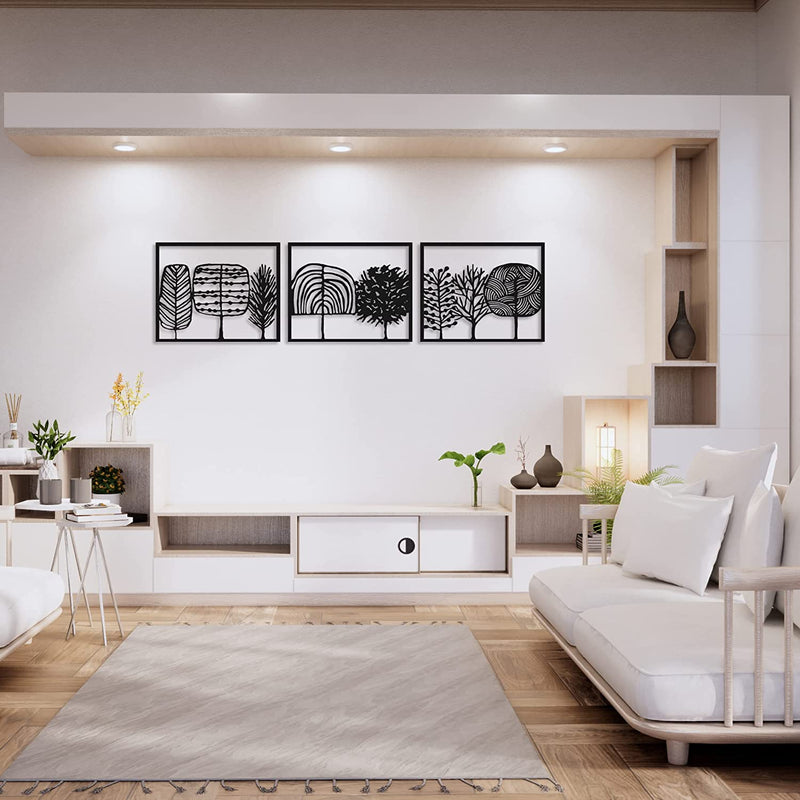 Metalen wanddecoratie – Unieke Snoepbos Ontwerp – Duurzaam Materiaal, Decoratief Accessoire