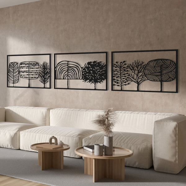 Metalen wanddecoratie – Unieke Snoepbos Ontwerp – Duurzaam Materiaal, Decoratief Accessoire