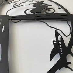 Metalen wanddecoratie – Vrije ziel ontwerp – Duurzaam en stijlvol interieuraccessoire