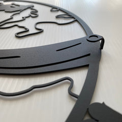 Metalen wanddecoratie – Vrije ziel ontwerp – Duurzaam en stijlvol interieuraccessoire
