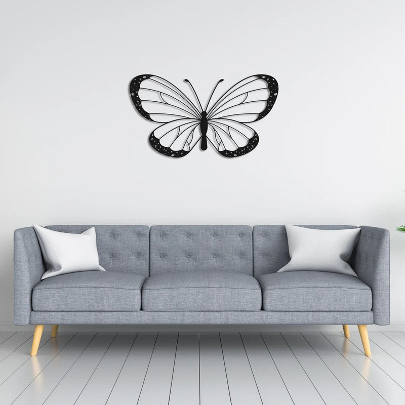 Metalen wanddecoratie | Vlinder Ontwerp | Duurzaam Materiaal