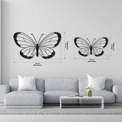 Metalen wanddecoratie | Vlinder Ontwerp | Duurzaam Materiaal