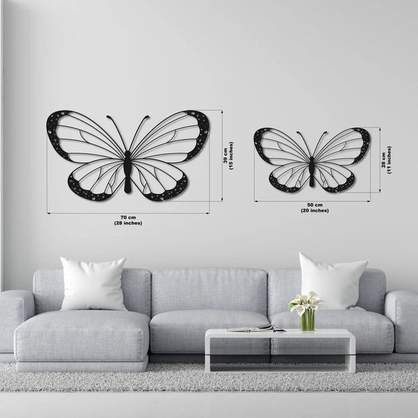 Metalen wanddecoratie | Vlinder Ontwerp | Duurzaam Materiaal
