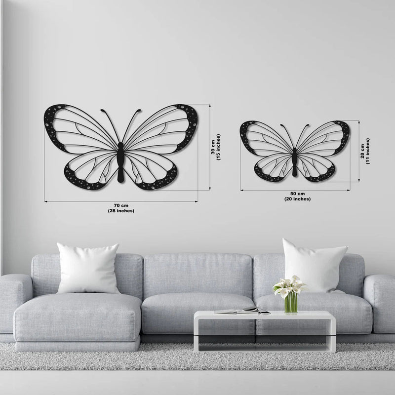 Metalen wanddecoratie | Vlinder Ontwerp | Duurzaam Materiaal