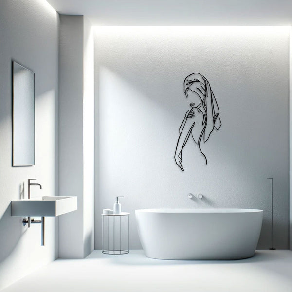 Metalen wanddecoratie – Elegante en tijdloze uitstraling – Duurzaam materiaal