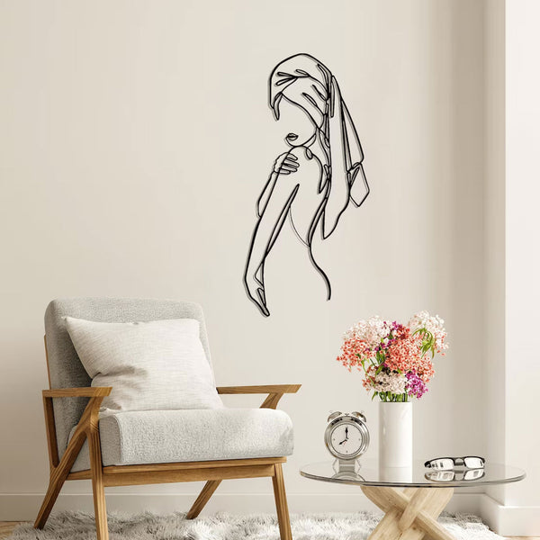 Metalen wanddecoratie – Elegante en tijdloze uitstraling – Duurzaam materiaal
