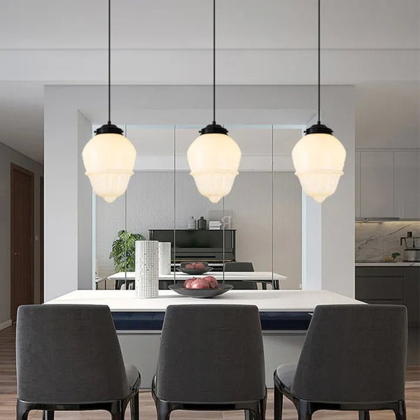 Hanglamp – Melkglas ontwerp – Geschikt voor diverse interieurstijlen | E27 fitting