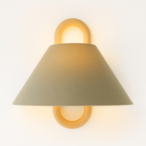 Wandlamp – Minimalistisch Vintage Ontwerp – Hout & Textiel, Warm Diffuus Licht