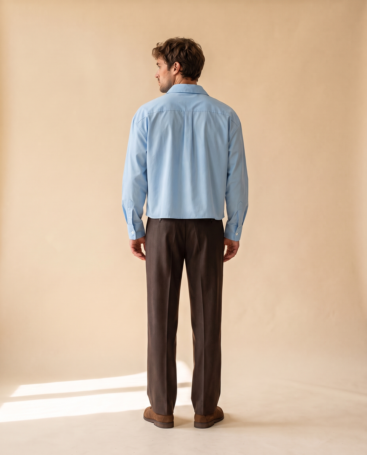 Herenoverhemd | Casual stijl | Lange mouwen - Blauw