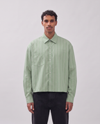 Heren overhemd | Boxy casual pasvorm | 100% katoen, ademend, lange mouwen