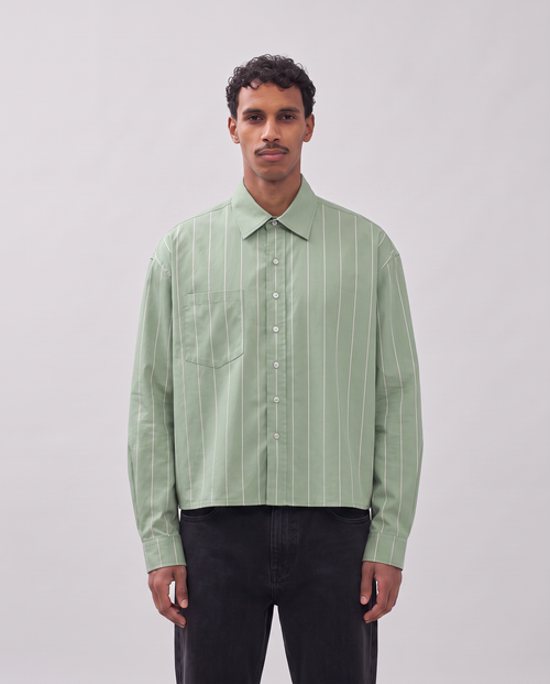 Heren overhemd | Boxy casual pasvorm | 100% katoen, ademend, lange mouwen