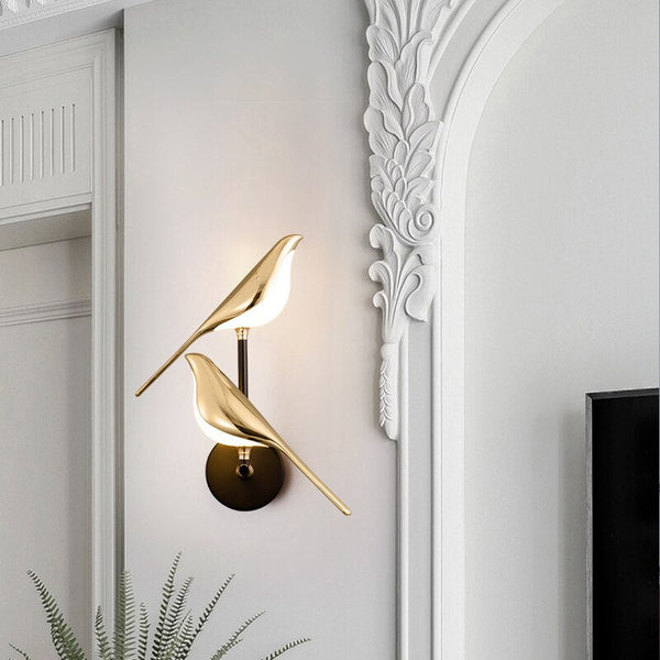 Moderne Wandlamp – Elegante Vogelvorm – Designverlichting voor binnen