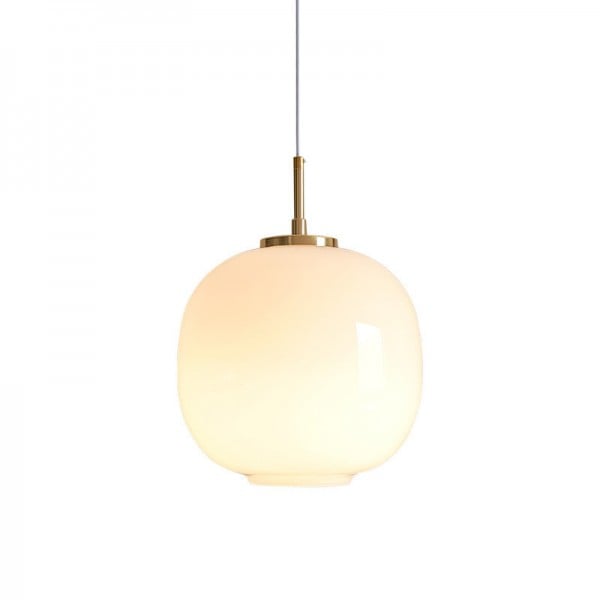 Hanglamp – Opaalglas – Geschikt voor diverse interieurstijlen | E27 fitting, energiezuinig