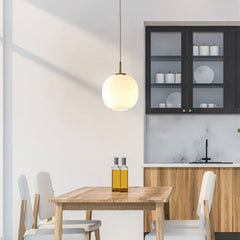 Hanglamp – Opaalglas – Geschikt voor diverse interieurstijlen | E27 fitting, energiezuinig