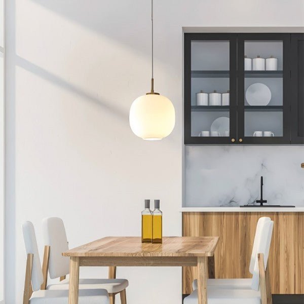 Hanglamp – Opaalglas – Geschikt voor diverse interieurstijlen | E27 fitting, energiezuinig
