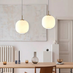 Hanglamp – Opaalglas – Geschikt voor diverse interieurstijlen | E27 fitting, energiezuinig