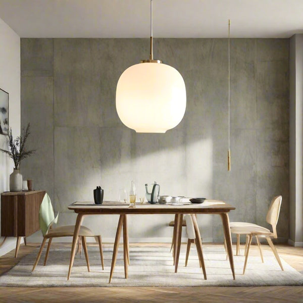 Hanglamp – Opaalglas – Geschikt voor diverse interieurstijlen | E27 fitting, energiezuinig