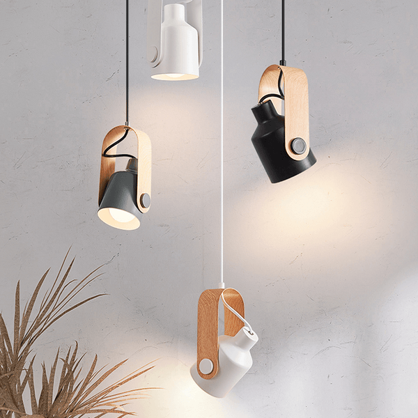 Pendellicht – Scandinavisch ontwerp – Hout en metaal, perfect voor moderne ruimtes
