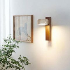 Wandlamp – Stijlvolle natuurstenen lamp – Off-white travertin materiaal