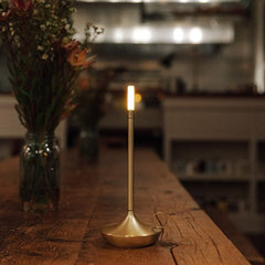Tafellamp – Elegante uitstraling – Metaal en glas, voor een chique ambiance